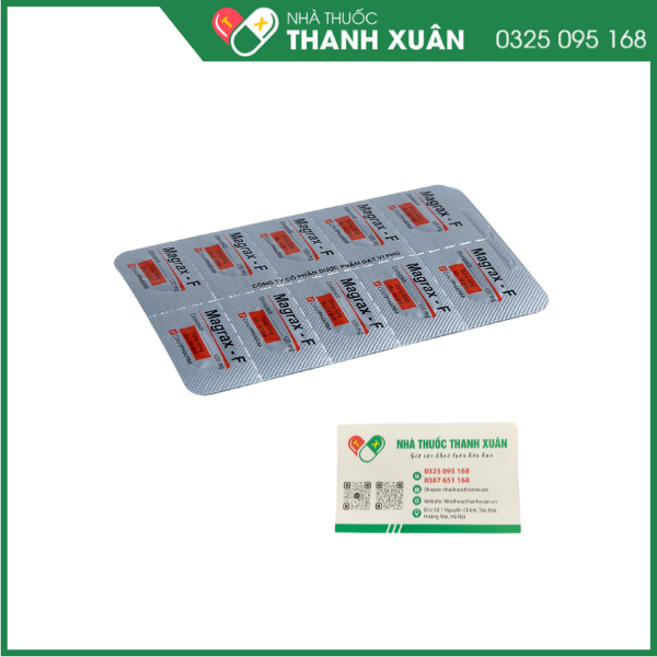 Thuốc Magrax-F 120mg DaviPharm điều trị cơn gout cấp (3 vỉ x 10 viên)